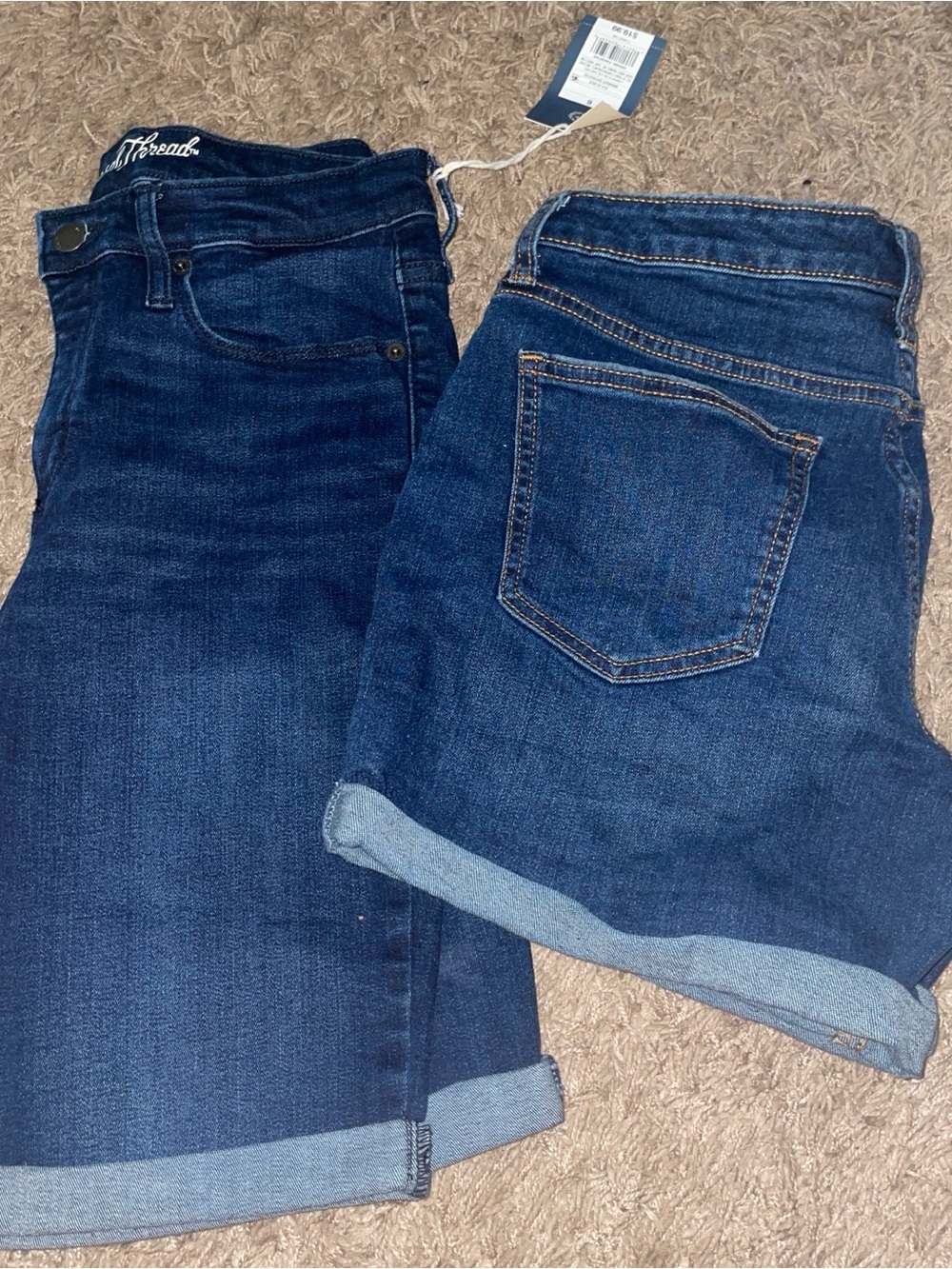 Universal Thread Dark Blue Denim Bermuda Shorts Duo (bundle)